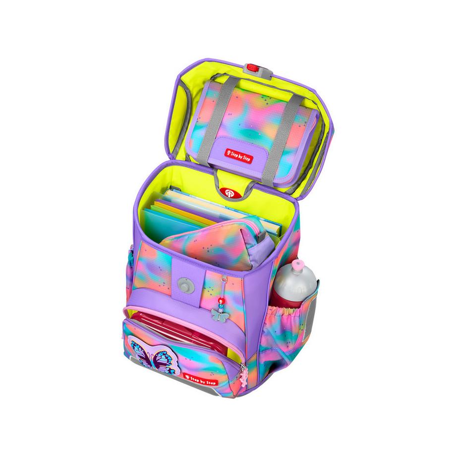 Step by Step Zaino per la scuola, 5 pezzi CLOUD FLASH SCHULR BUTTERFLY 