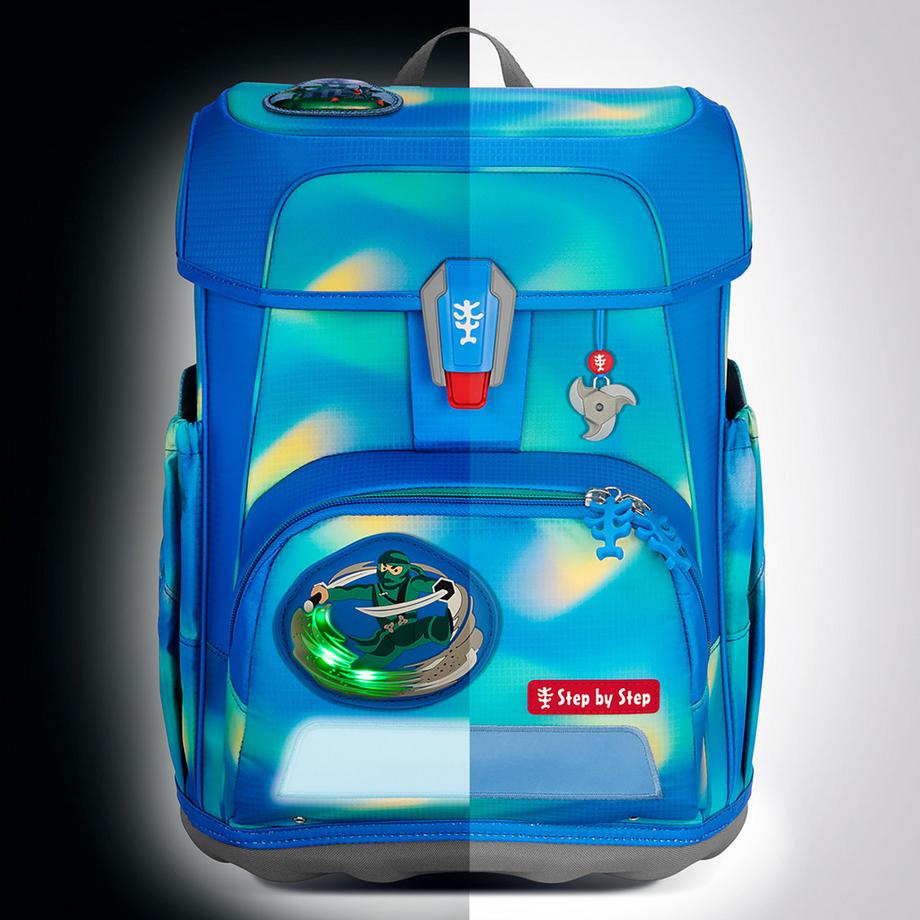 Step by Step Zaino per la scuola, 5 pezzi CLOUD FLASH SCHULR NINJA ZAZU 