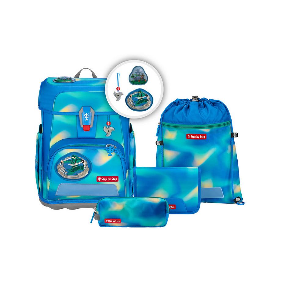 Step by Step Zaino per la scuola, 5 pezzi CLOUD FLASH SCHULR NINJA ZAZU 