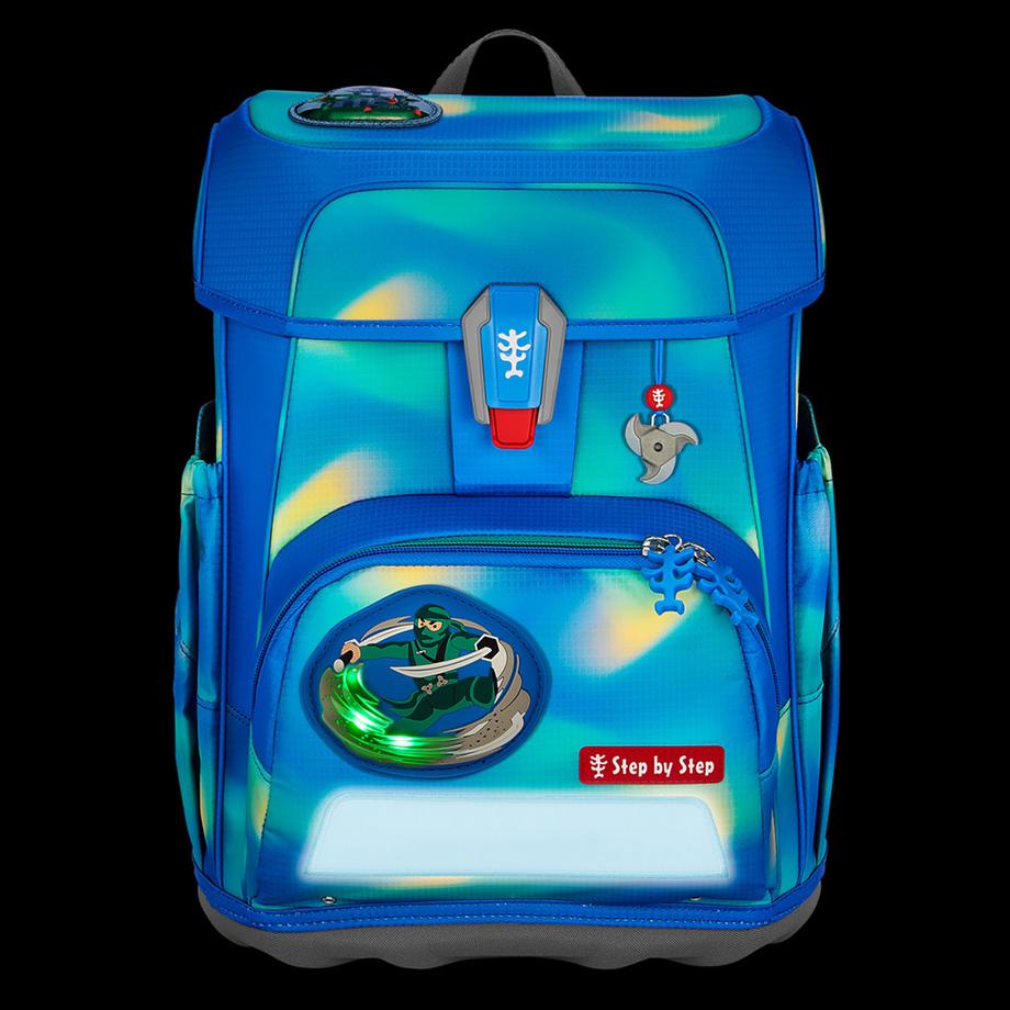 Step by Step Zaino per la scuola, 5 pezzi CLOUD FLASH SCHULR NINJA ZAZU 