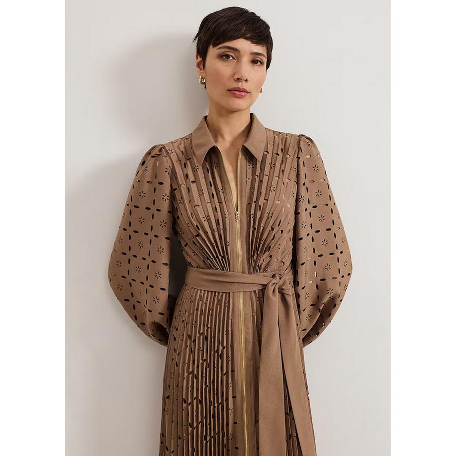 Phase Eight Ryley Robe Midi Plissée Découpe  