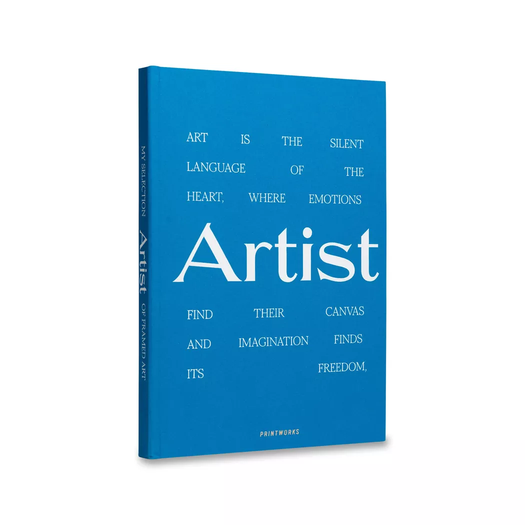 PRINTWORKS - Fotoalbum, 25.3X34.5X2CM, Blau