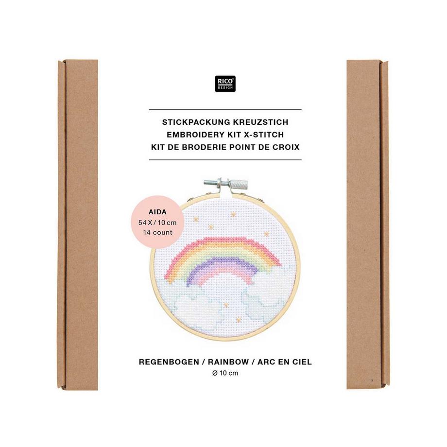 RICO-Design Kit de broderie Arc-en-ciel 