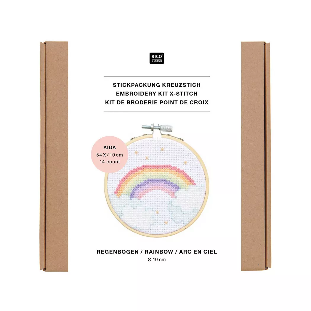 Rico Design - Stickpackung, 10CMDU, Multicolor