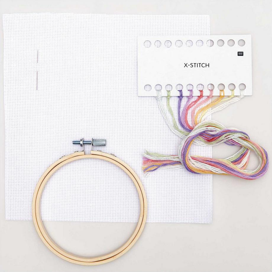 RICO-Design Kit de broderie Arc-en-ciel 
