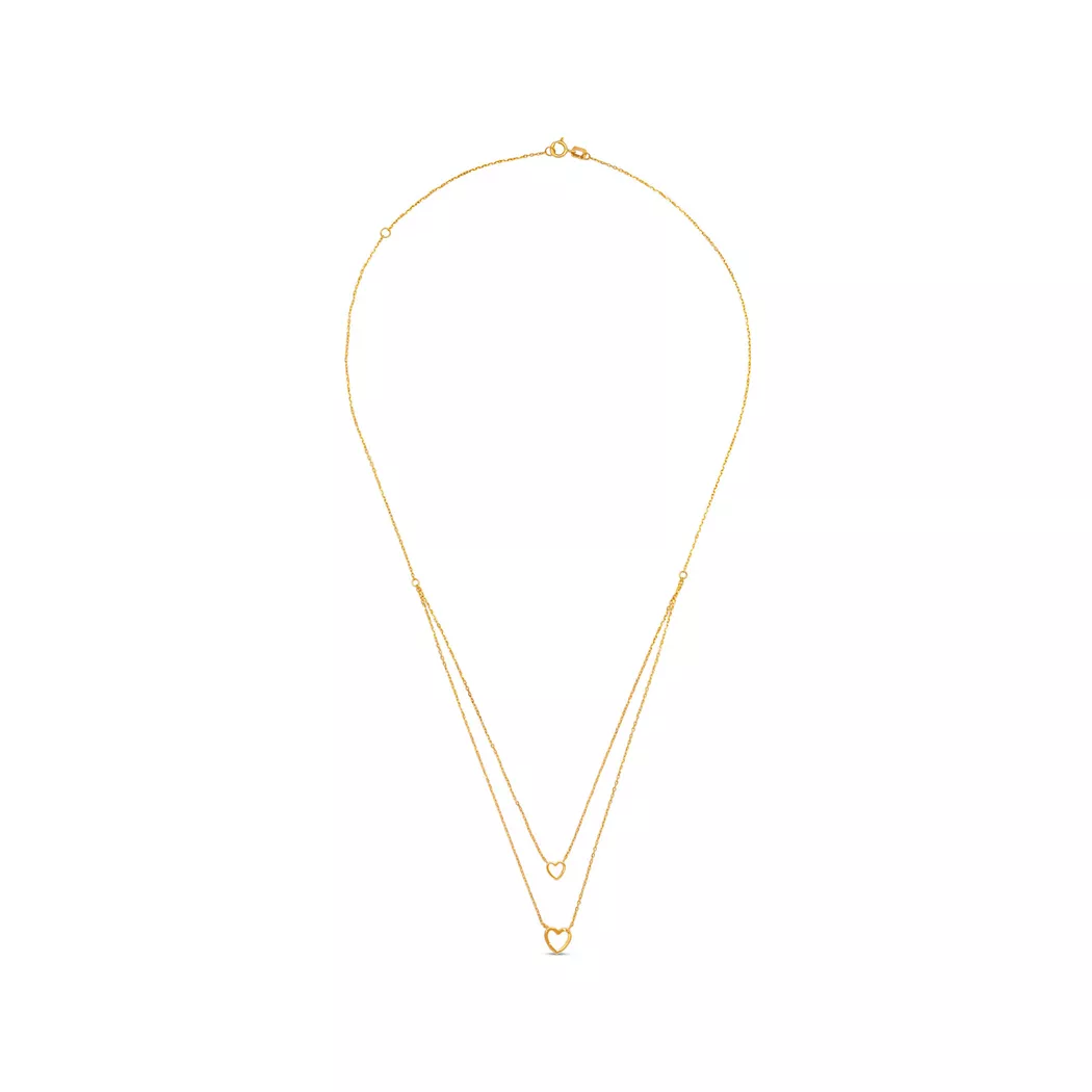 Puro® - Halskette, 44cm, Gelbgold