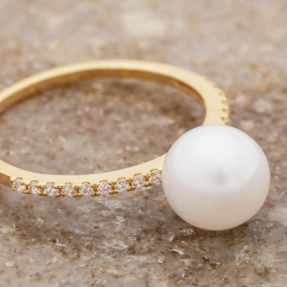 Puro  Bague avec perle 