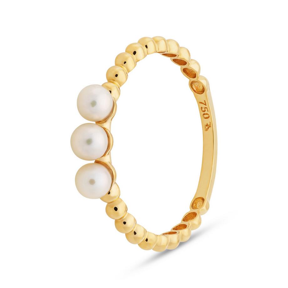 Bague avec perles