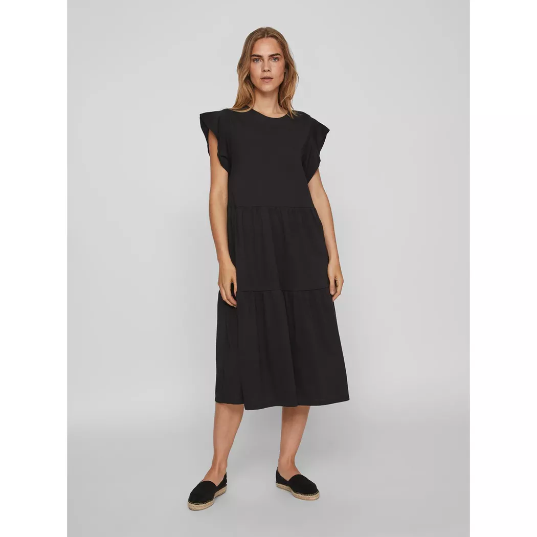 VILA - Kleid, für Damen, Black, Größe S