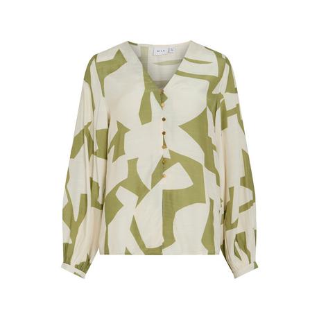 VILA Chemisier Manches Longues Imprimé All-Over  