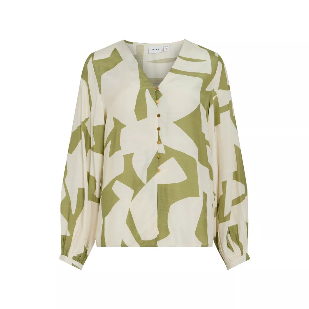 VILA - Bluse, für Damen, Zweifarbig, Größe 34