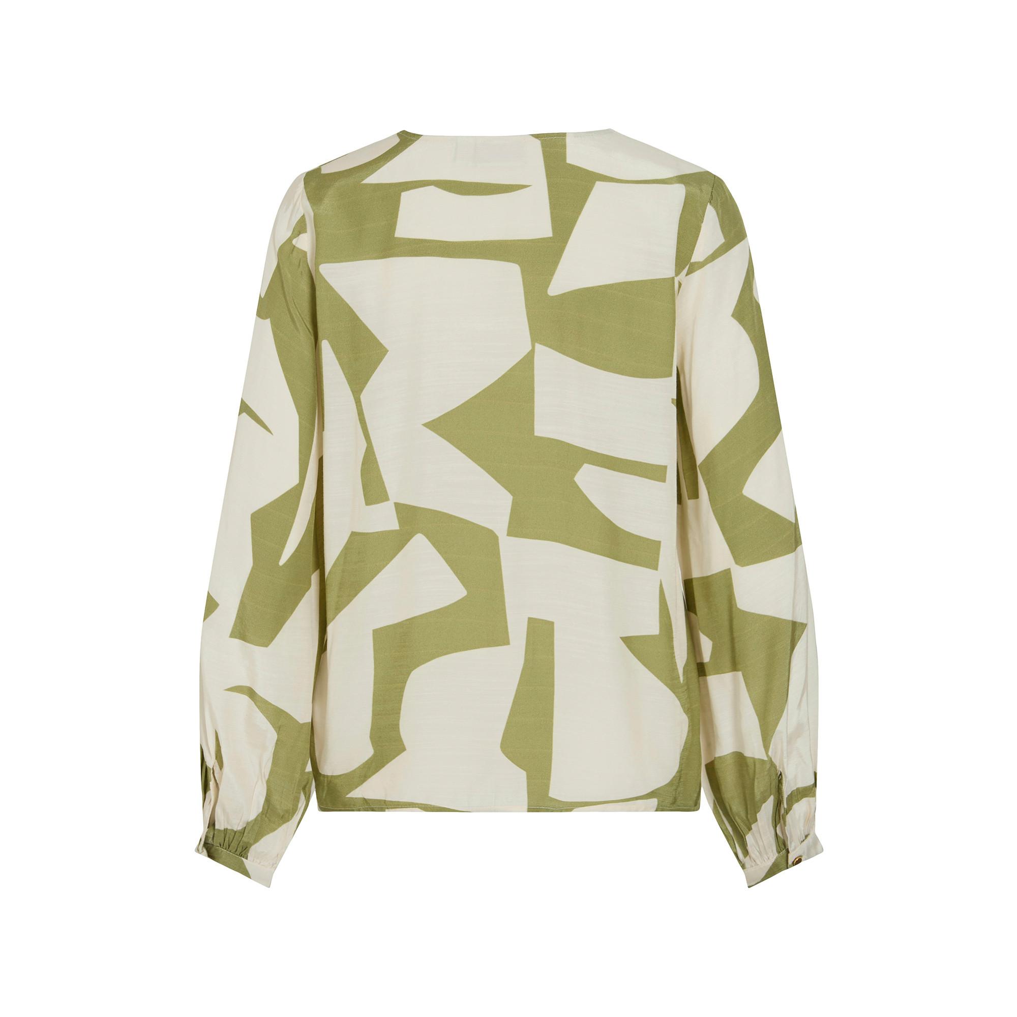 VILA Chemisier Manches Longues Imprimé All-Over  