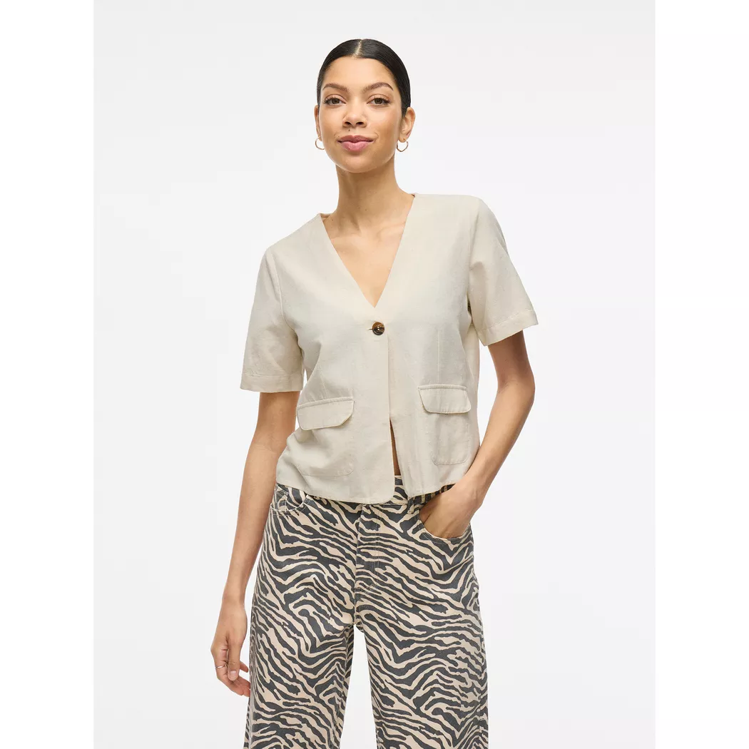 VILA - Bluse, für Damen, Nature, Größe 36