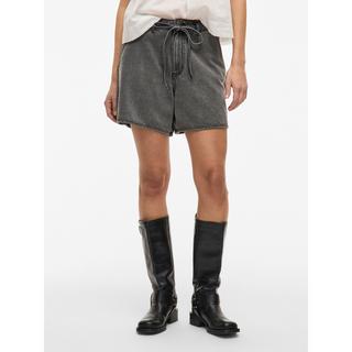 VILA Short Bermuda avec ceinture à nouer  