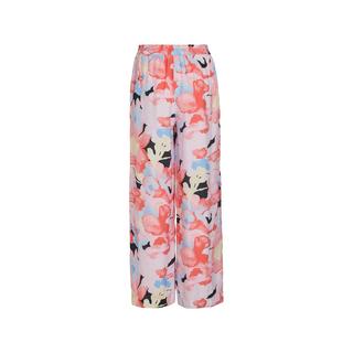 VILA Hose mit Blumenmuster weitem Bein  