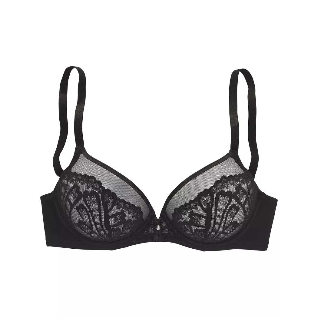 Lascana - Bh, für Damen, Black, Größe 75B