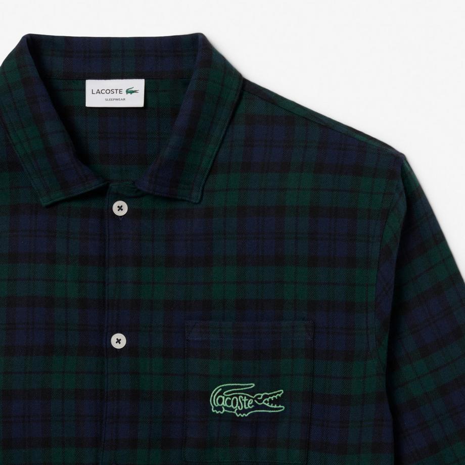 LACOSTE Kariertes Pyjama Set  