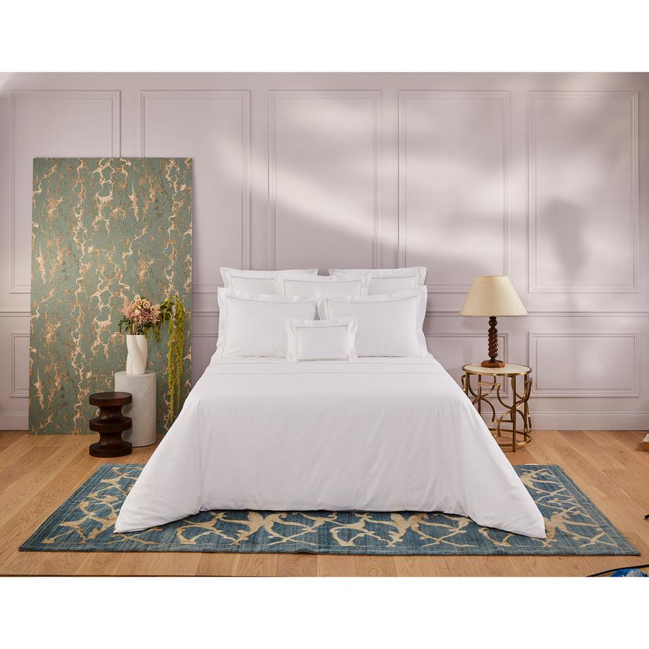 Yves Delorme Duo Federa in percalle ricamata  