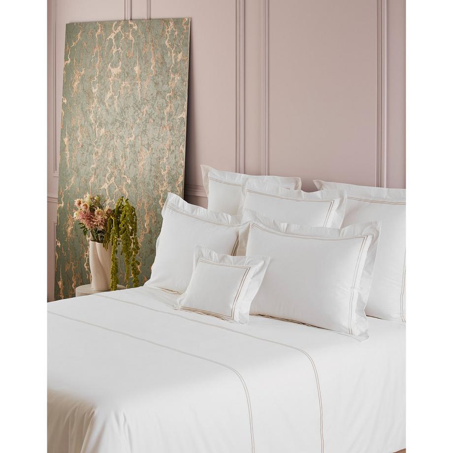 Yves Delorme Duo Housse de couette avec point de satin double  
