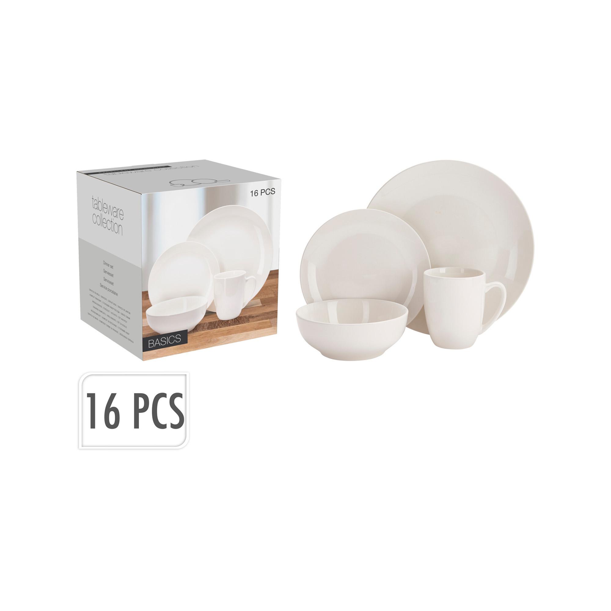 NO NAME Dinnerset, 16-teilig Basics 