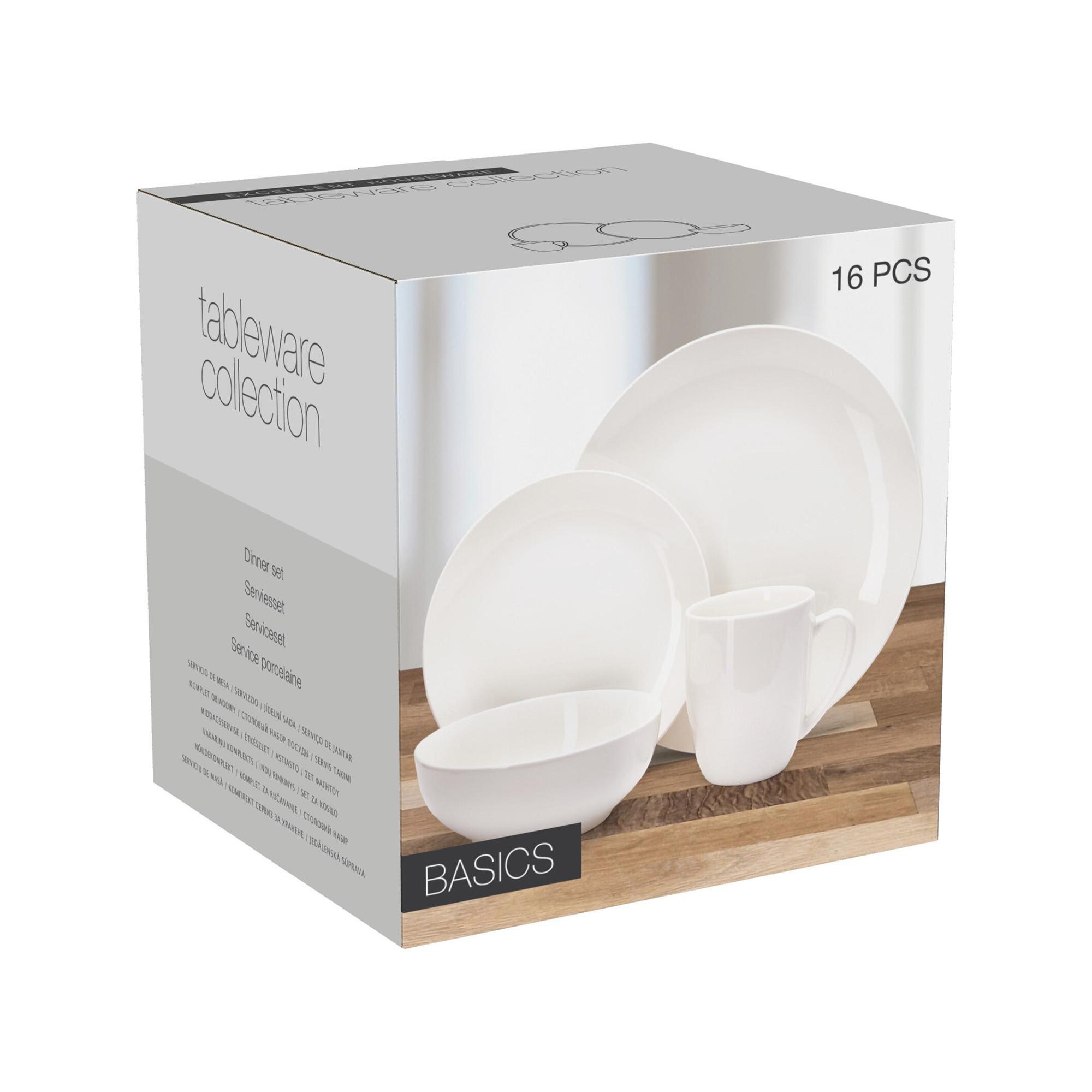 NO NAME Dinnerset, 16-teilig Basics 