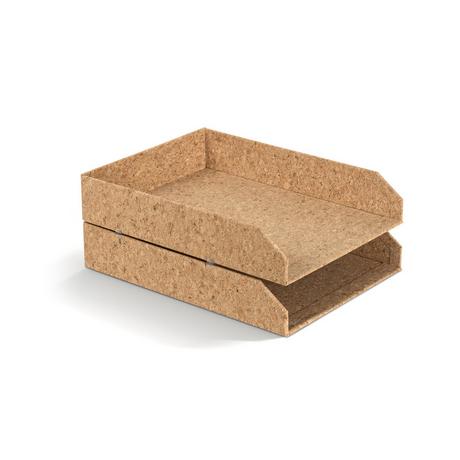 Bigso Box of Sweden Stapelbare Briefablagen, 2er-Satz Hakan 