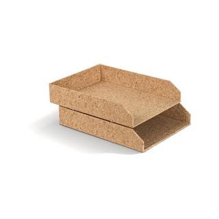 Bigso Box of Sweden Stapelbare Briefablagen, 2er-Satz Hakan 