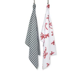 Manor Lot de 2 torchons Ribbon 