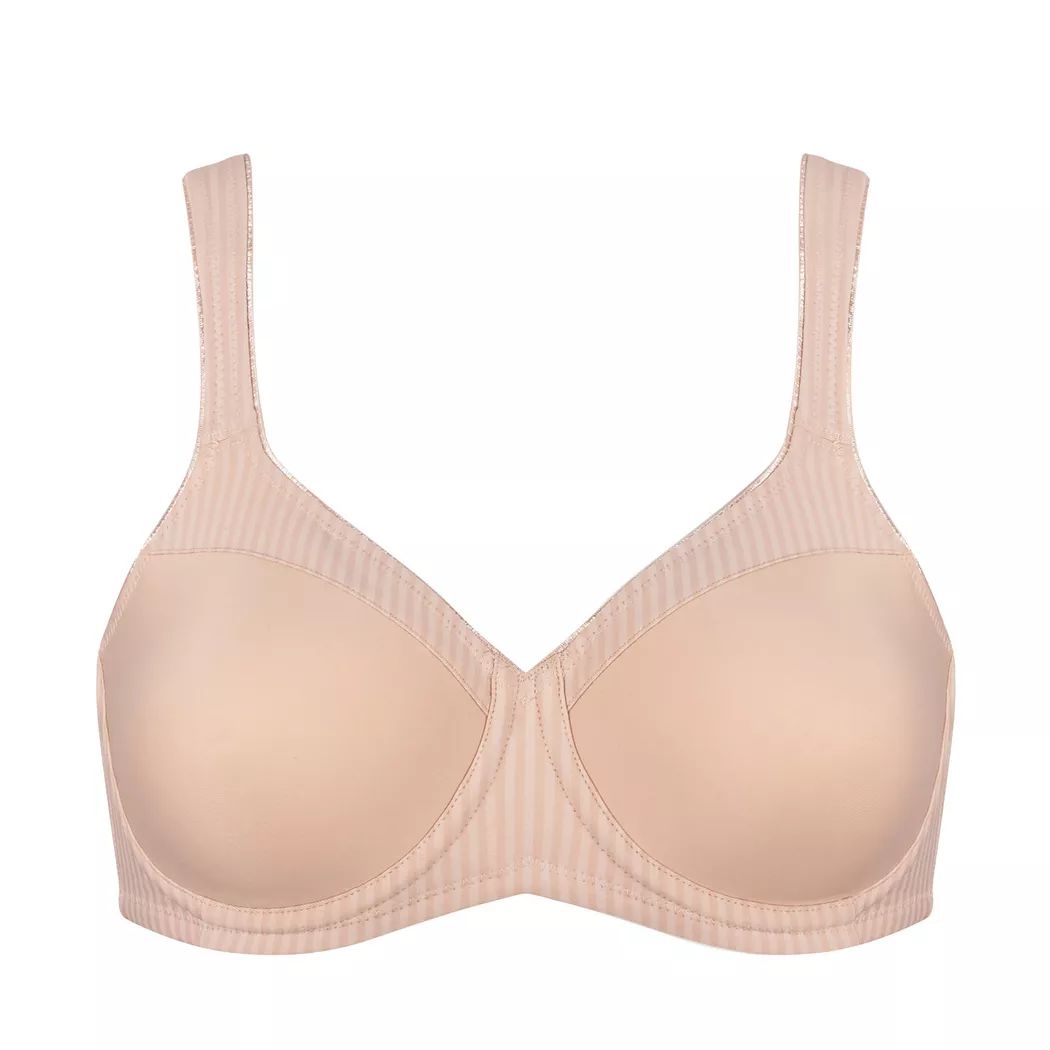 Triumph - Soutien-gorge avec armature, Modern Soft + Cotton W01 Soutien-gorge avec armature, 90F, Nude