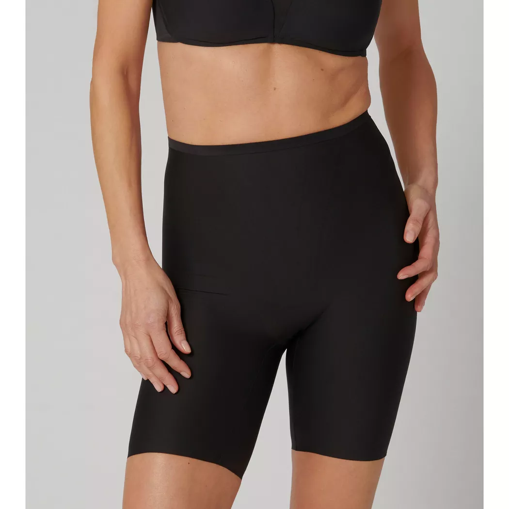 Shapingpants TRIUMPH "Shape Smart", Damen, Gr. M, schwarz, Microtouch, Obermaterial: 56% Elasthan, 44% Polyamid, unifarben, eng, Unterhosen, glättend und schmeichelnd 2