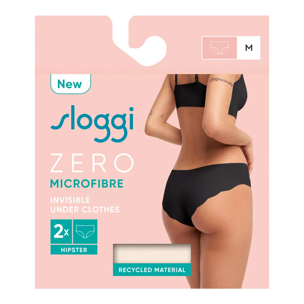 Sloggi - Duopack, Hipster, für Damen, Ecru, Größe M