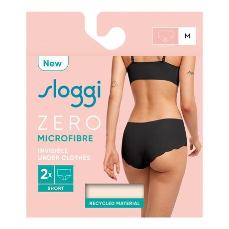 sloggi ZERO Microfibre 2.0 Short 2P Lot de 2 boxers 