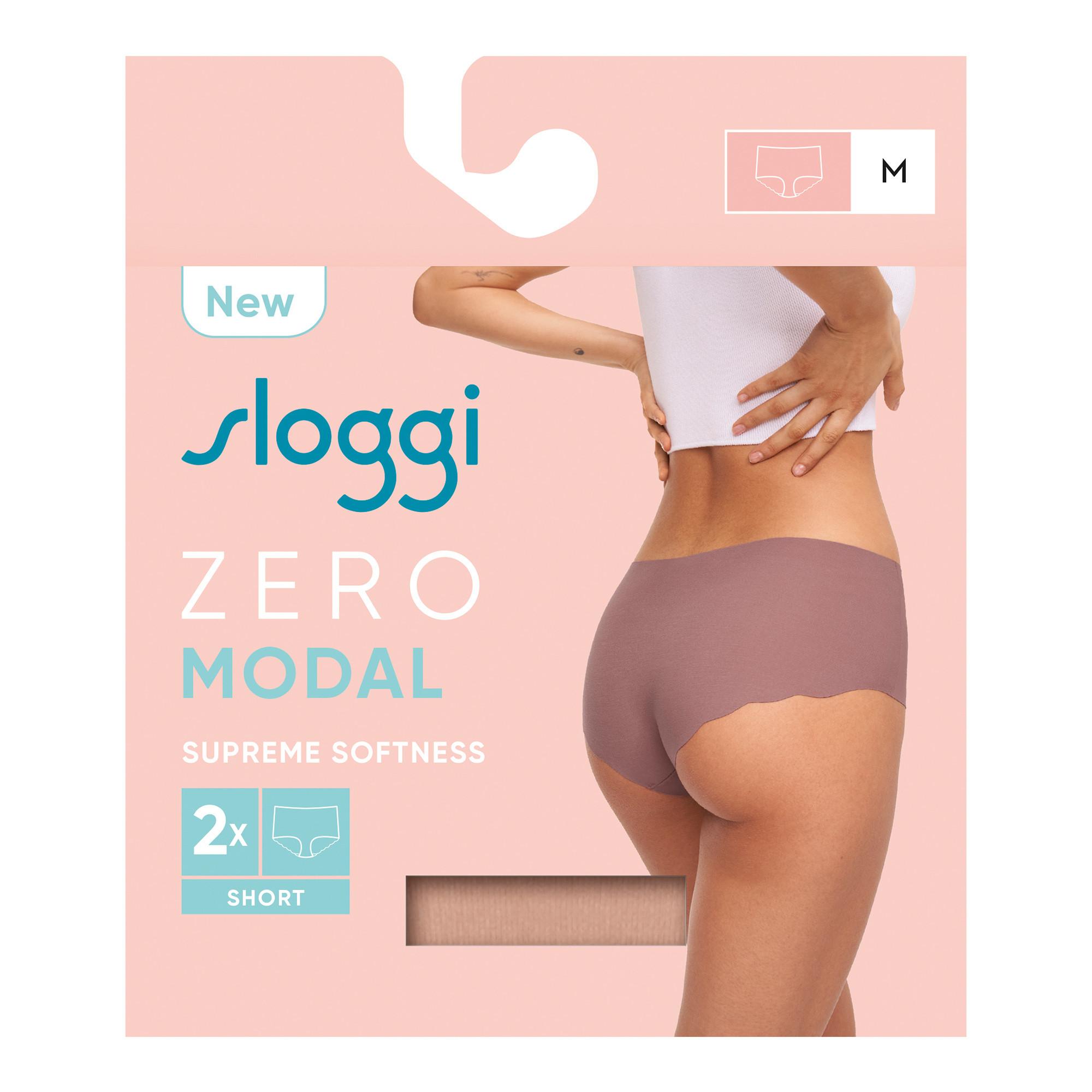 sloggi ZERO Modal 2.0 Short 2P Culotte, 2-pack 