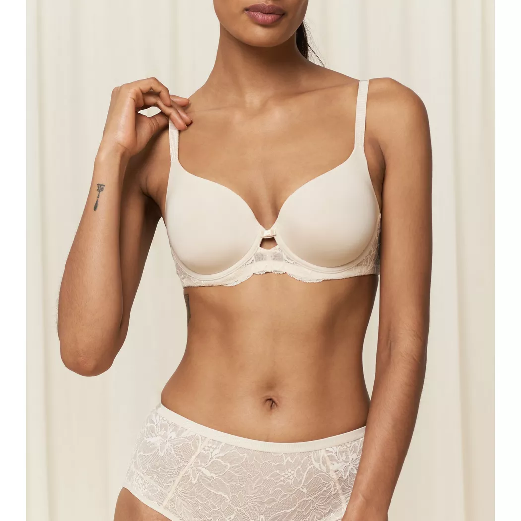 Triumph - Bügel-BH, wattiert, für Damen, Creme, Größe 75D