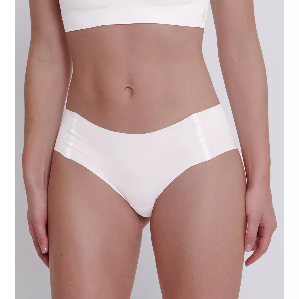Women's 1 Pair Sloggi Zero Feel Seamfree Hipster Knickers Silk White XL
