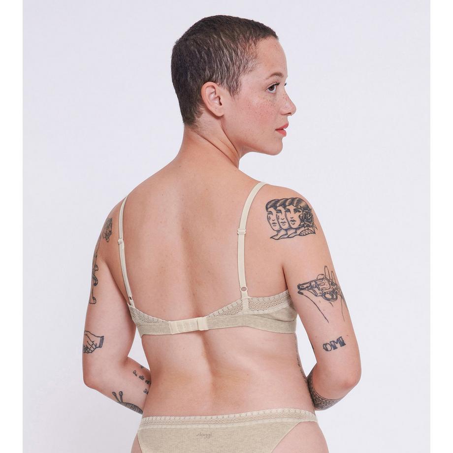 sloggi Go Ribbed R Bralette Soutien-gorge souple  