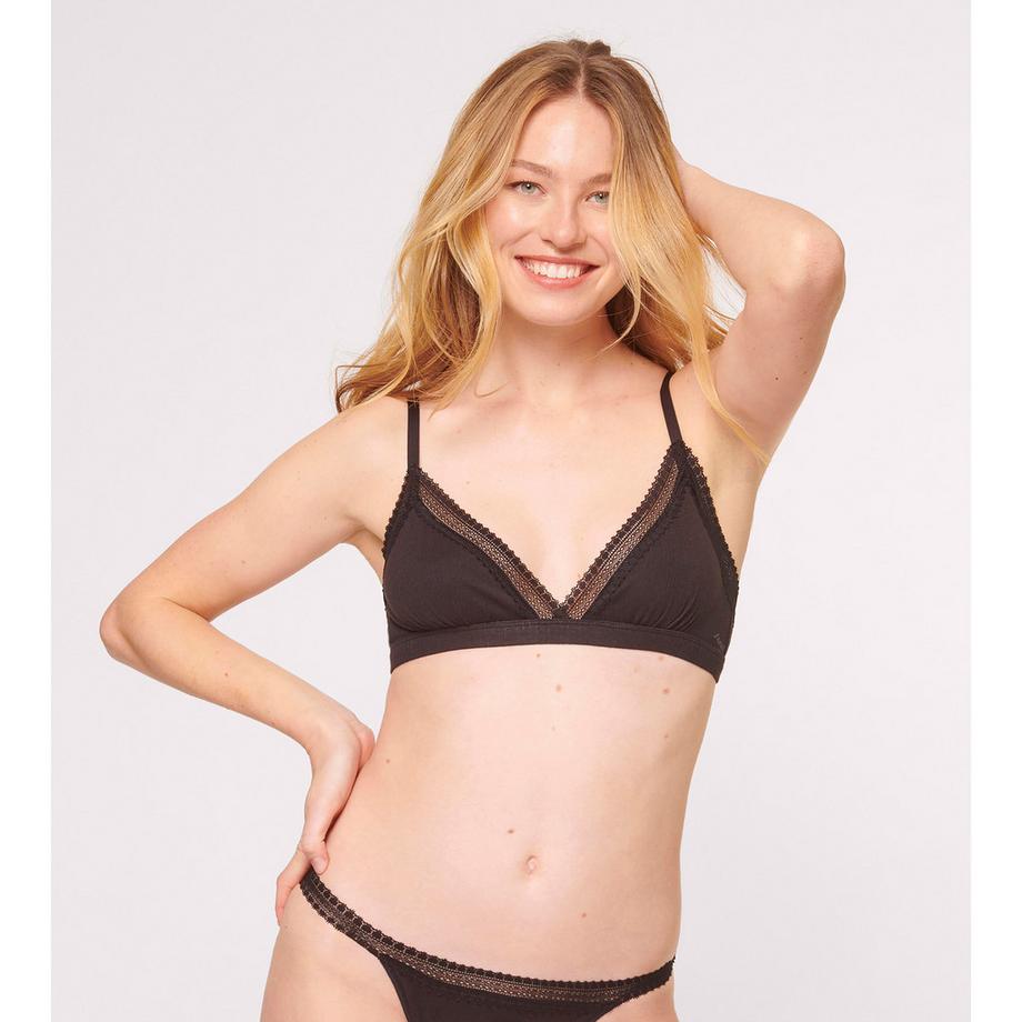 sloggi Go Ribbed R Bralette Reggiseno morbido  