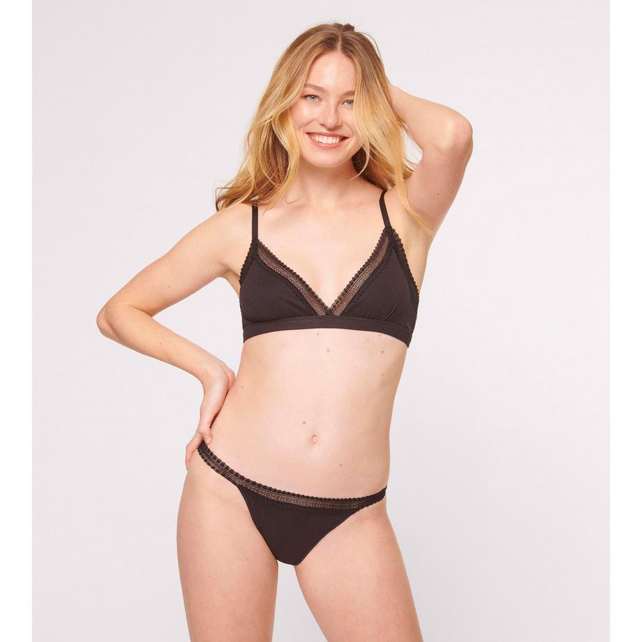 sloggi Go Ribbed R Bralette Reggiseno morbido  