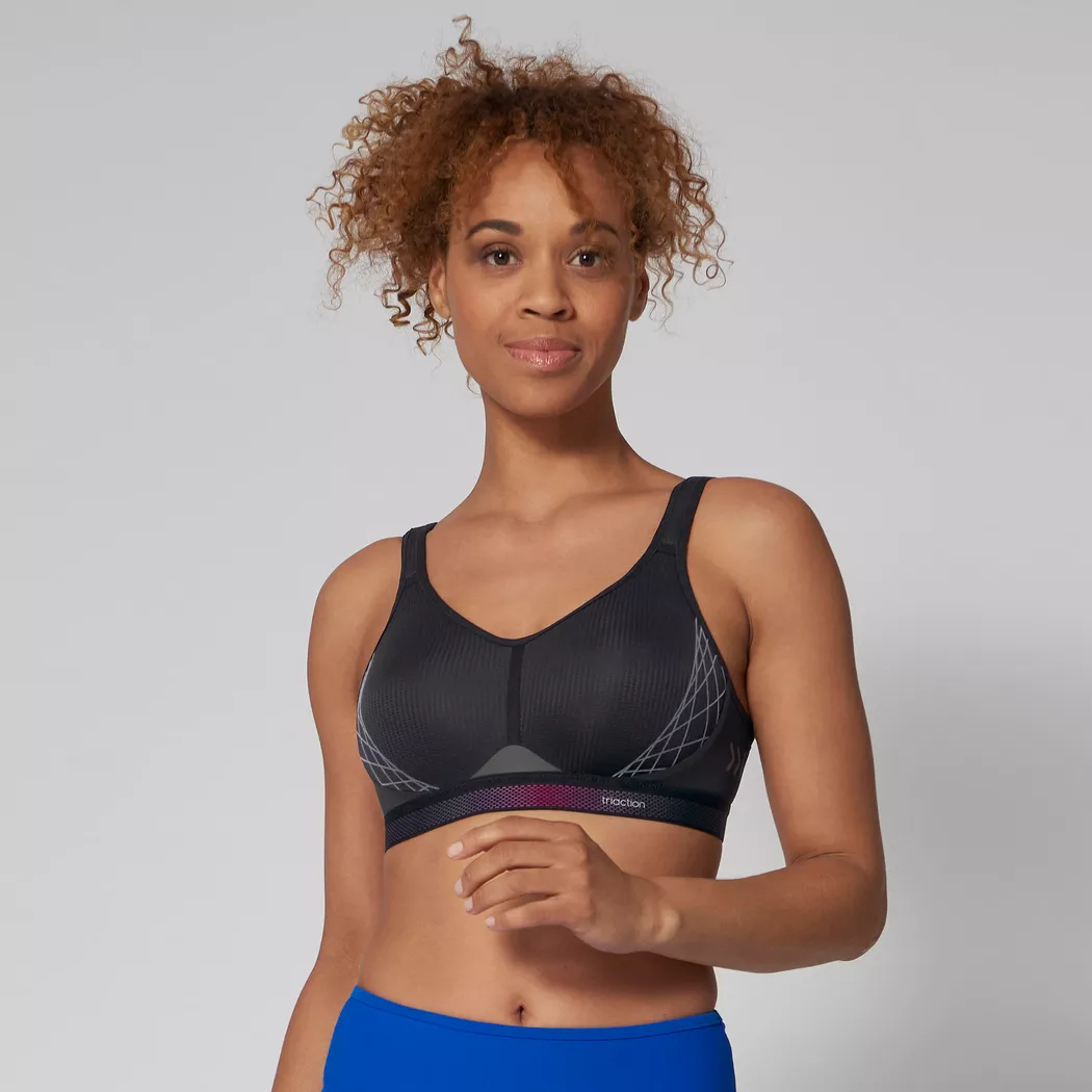 Triumph Modern Lace+Cotton Wireless Bra Black 85A