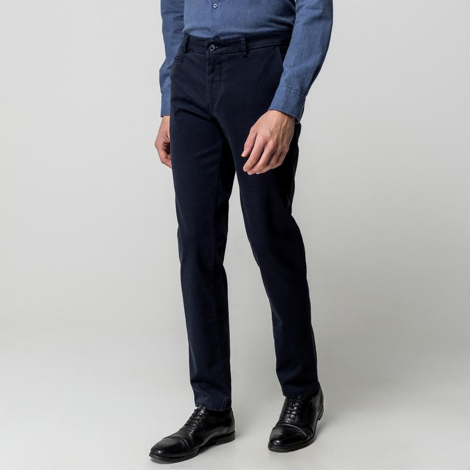 Manor Man Herren Chino Slim Fit Hose  