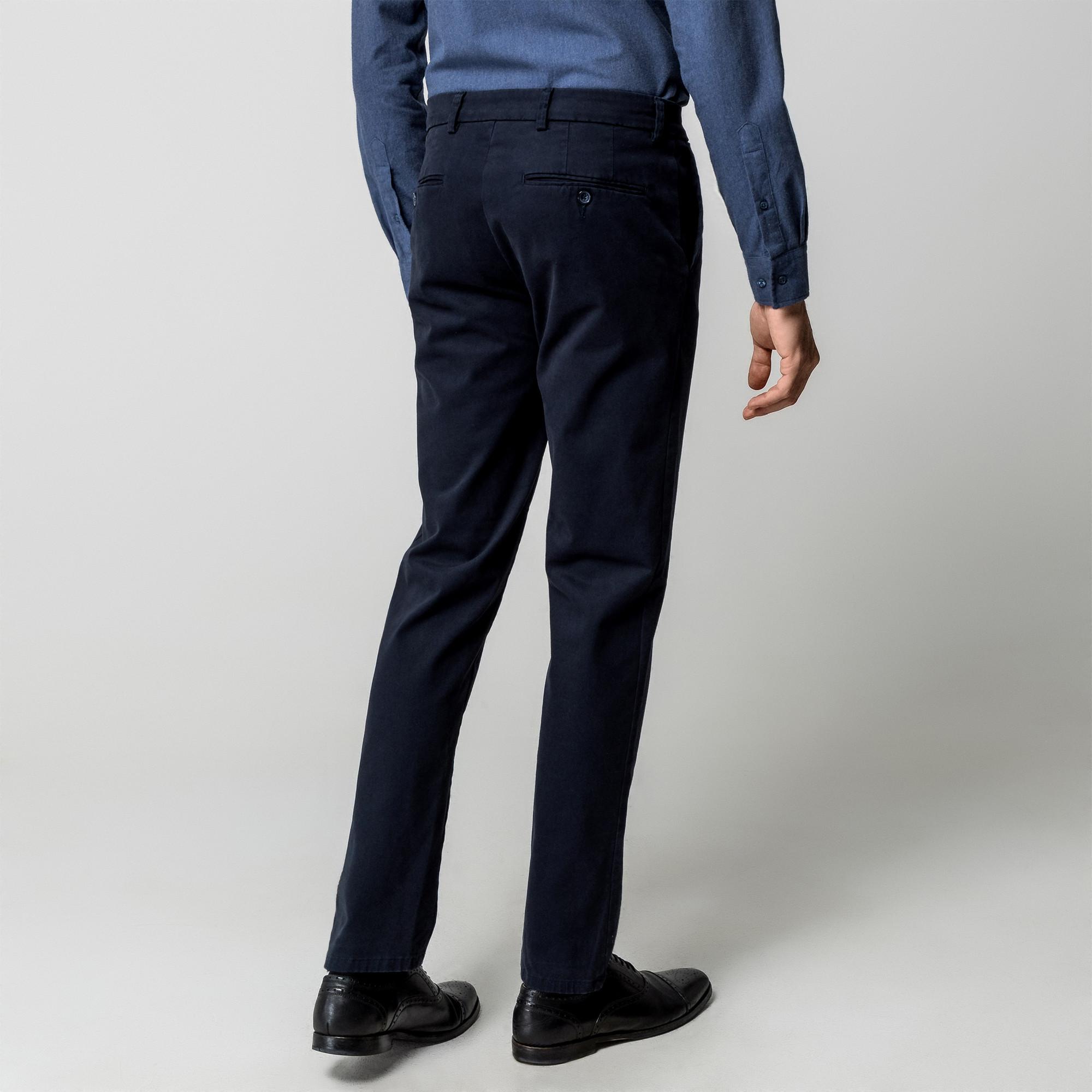 Manor Man Herren Chino Slim Fit Hose  