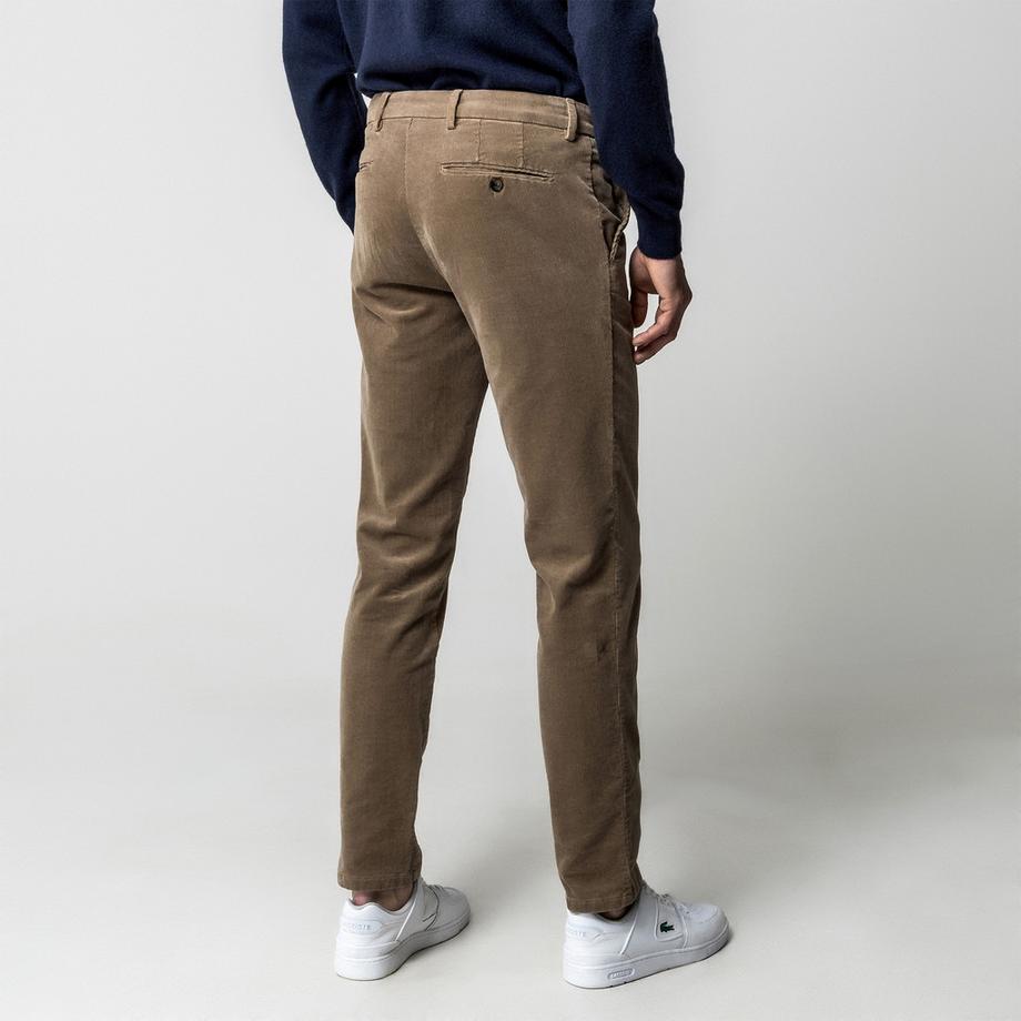 Manor Man Pantaloni in velluto a coste Slim Fit  