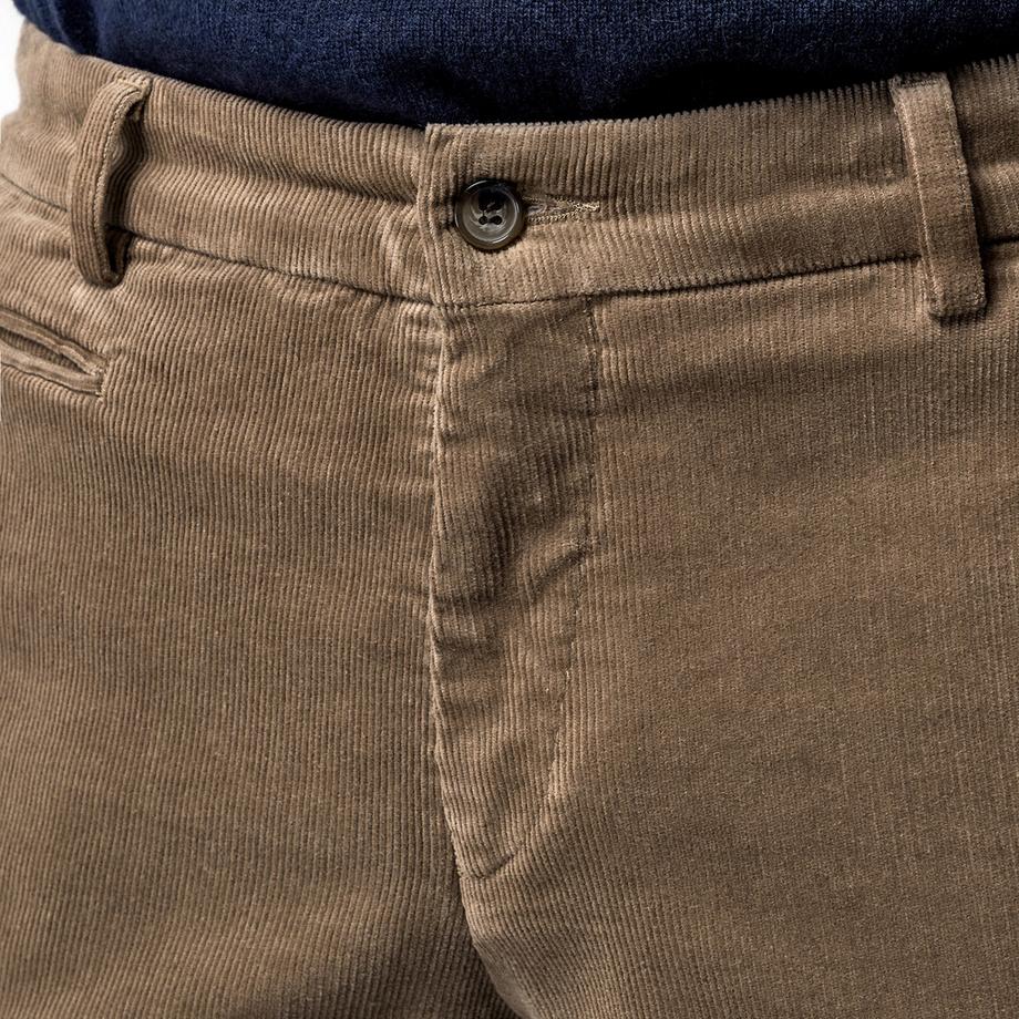 Manor Man Pantaloni in velluto a coste Slim Fit  