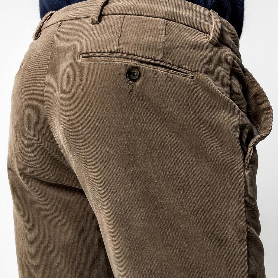 Manor Man Pantaloni in velluto a coste Slim Fit  