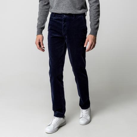 Manor Man Pantalon en velours côtelé Slim Fit  