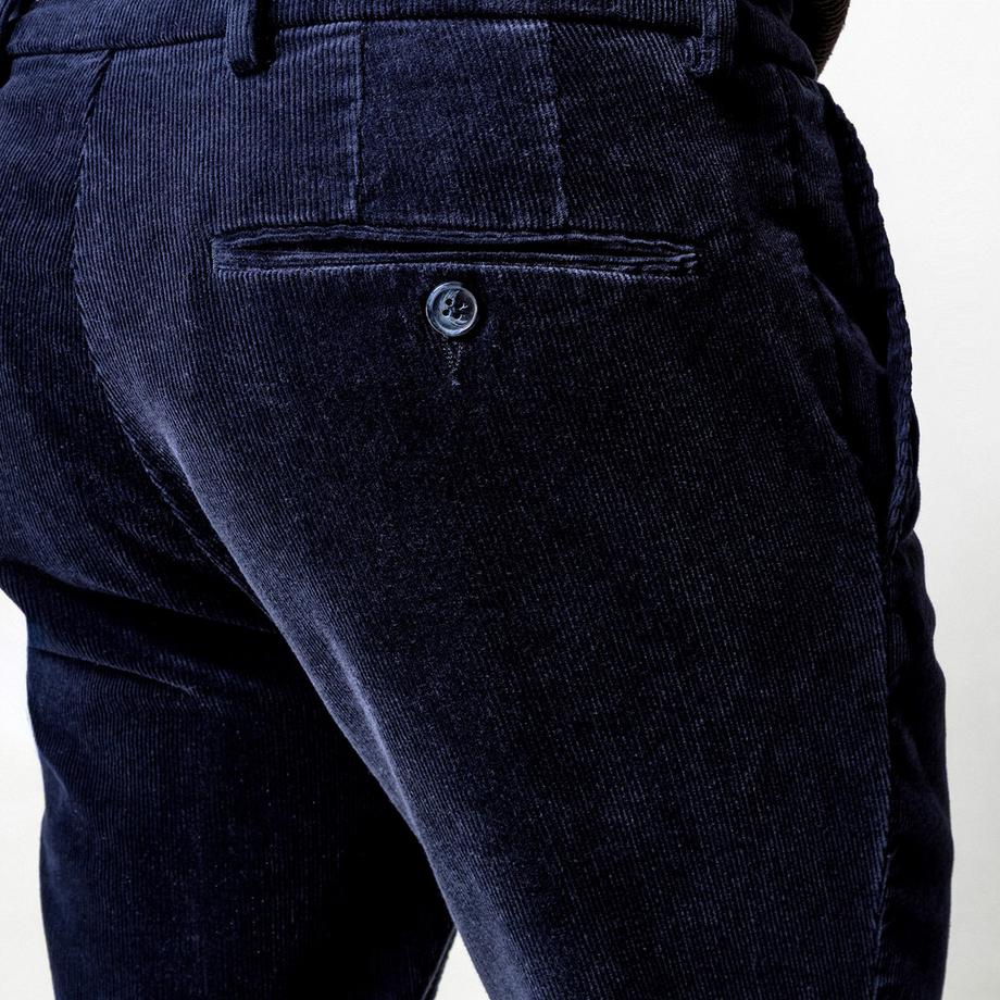 Manor Man Pantaloni Corduroy Slim Fit  