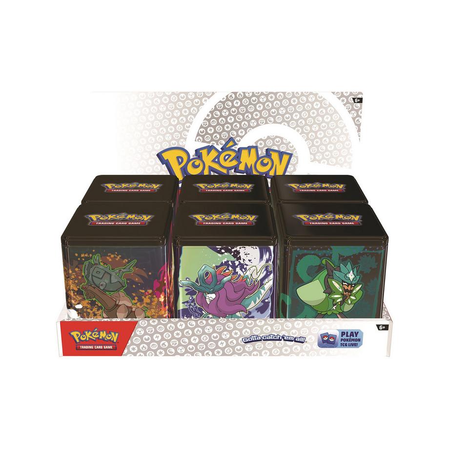 Pokémon  March Stacking Tin 25, inglese, modelli assortiti 