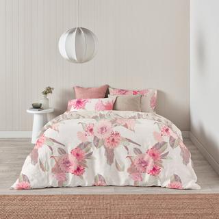 Kas Fleur Taie d'oreiller à motif floral  