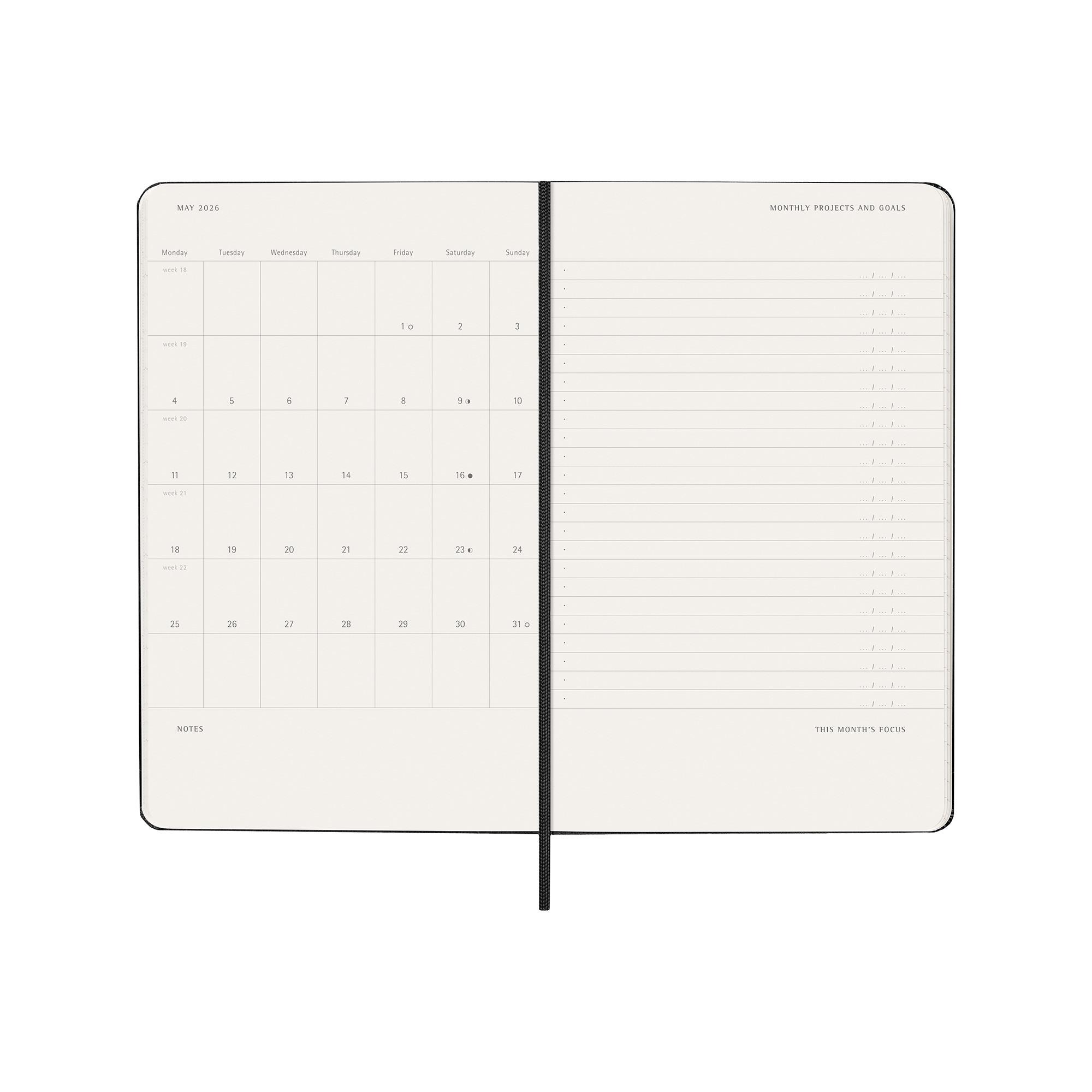 MOLESKINE Wochenplaner 2026 