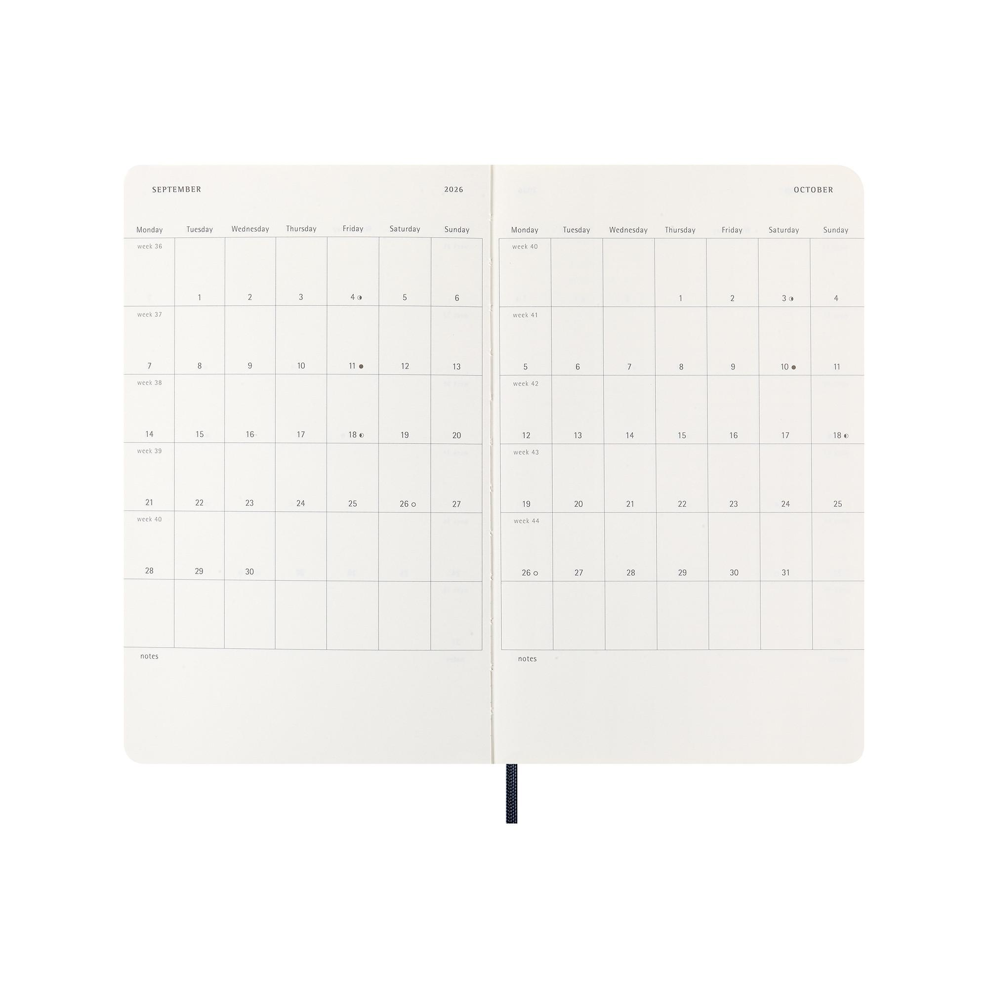 MOLESKINE Wochenplaner 2026 